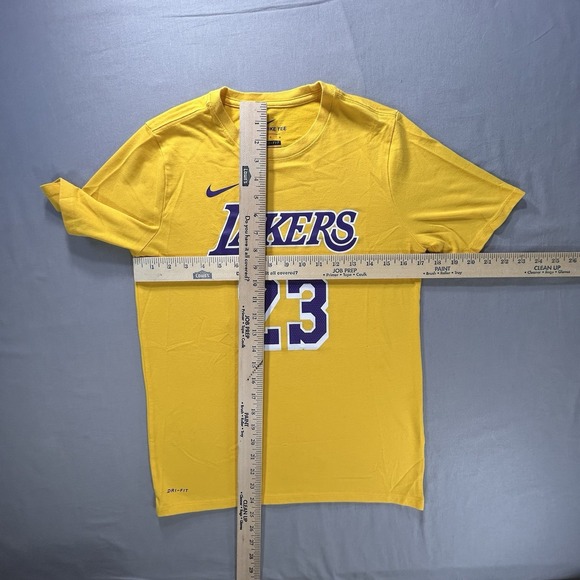 Nike Tee Los Angeles Lakers NBA Basketball Shirt James #23 Size Youth Large - Picture 8 of 8